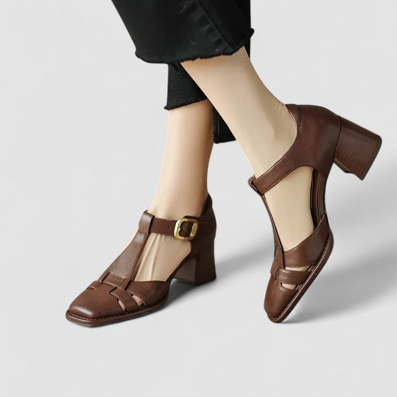 Véronique Heeled Mary Janes