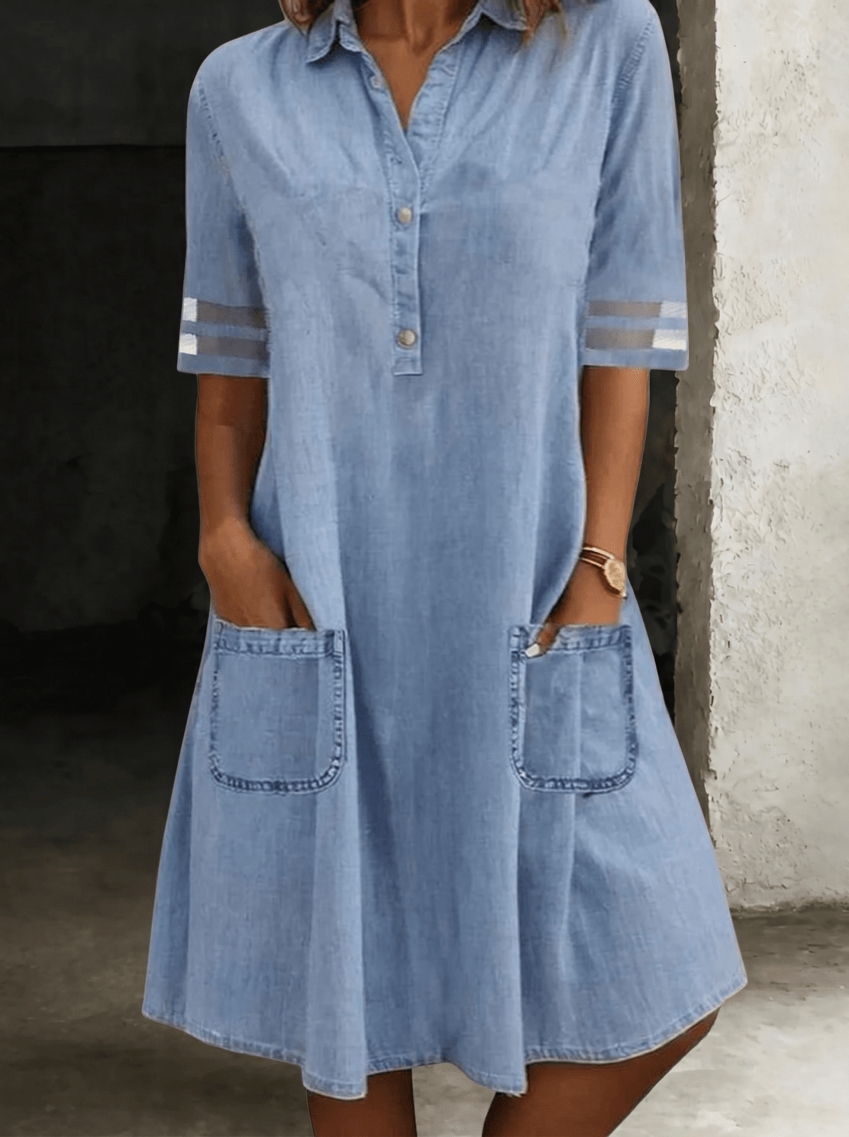 Lucía | Denim Dress that Highlights the Silhouette