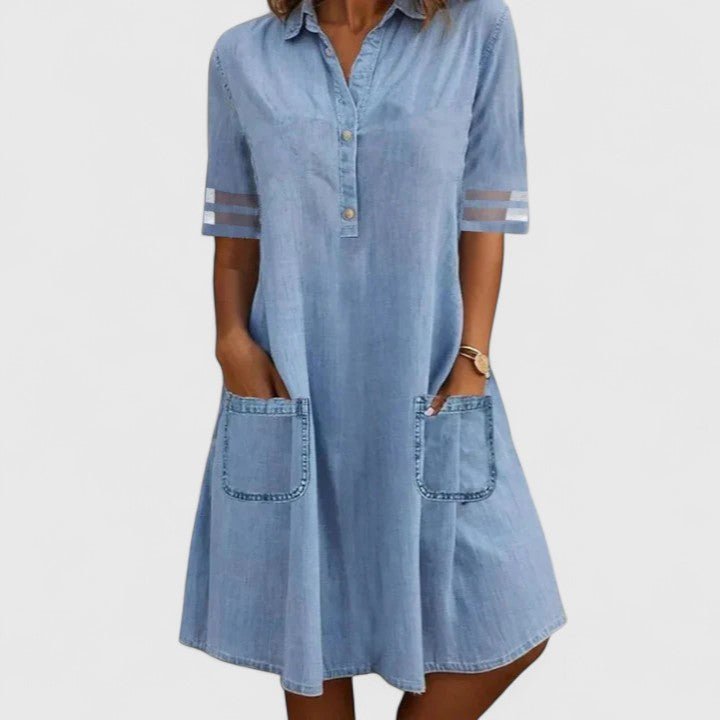 Lucía | Denim Dress that Highlights the Silhouette
